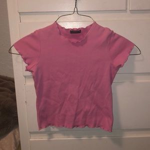 Brandy Melville pink crop top